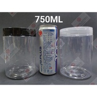 750ml PLASTIC JAR/BALANG KUIH/BALANG KUEH/BALANG RAYA/CANISTER/PLASTIC Bottle/CHOCO JAR/SAMBAL Sauce
