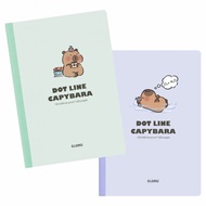 Vở kẻ ngang chấm may dán gáy Capybara B5 200 trang 100GSM Klong MS 830