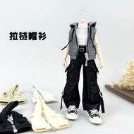 12 Points Baby Clothes Zipper Hoodie Jacket Ami 2 3 Fairy Body P11 Beige Sweet bjd Ice Cream Body Sh