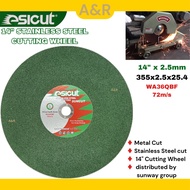 Esicut 14” Cutting Wheel / Cutting Disc / Mata Potong / Grinder Disc / Grinder Wheel