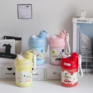 [SNOOPY] 316 Stainless Steel Thermos Cup Straw Coffee 550ML CK-4379 [SK]