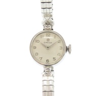 นาฬิกาข้อมือแบบอนาล็อก OMEGA รุ่น AA-5279 GP สีไอวอรี่ ระบบไขลาน 0569【สินค้ามือสอง】