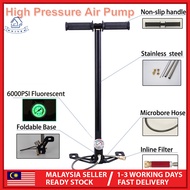 Local Ship PCP pump 4500psi /6000psi high pressure air hand pump 3Stage 300bar for SUBA air tank