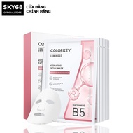 Hộp 10 Mặt Nạ Dưỡng Ẩm Trắng Da Colorkey Luminous Hydrating Facial Mask 25mlx10 -HỒNG