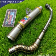 Exhaust NLK Open pipe 28 mm monifold pnp for Ex5/Bonus sym/Srl 110 115fi/Kriss 100 110 125/Wave 110 