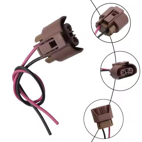 2pcs Headlight Bulb Connector Socket HiR2 Wiring For Toyota Auris Headlight Bulb Connector Socket Hi