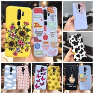 OPPO A9 2020 Case OPPO A5 2020 Cover Popular Label Stickers Silicone Phone Case OPPOA5 A9 A 5 2020 CPH1931 CPH1937 Casing