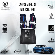 5D Car Mat bmw 320 / 320i + Foot Mat - 5D Carpet - Car Matt - New Model Fullset