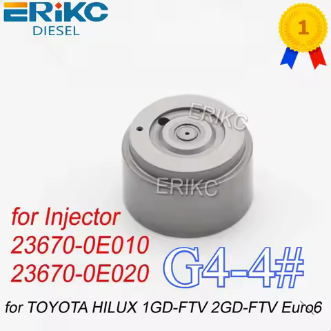 G4-04# G4 Piezo Fuel Injector 23670-0E010 Nozzle Valve Plate G4-4# 23670-0E020 for TOYOTA HILUX 1GD-