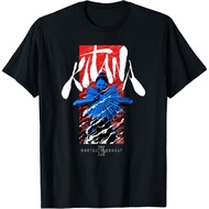 Mortal Kombat 2 Kitana T-Shirt with Blade Fans Retro Portrait T-Shirt