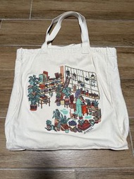 Hamblepie handmade 花園刺繡袋 單肩包 tote bag