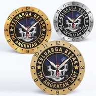 Unique Large Family TNI-AL Wall Clock - Wooden Character D30cm (Special Edition)