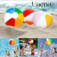 UAENAU Inflatable Beach Ball, Big PVC Rainbow Beach Ball, Swimming Pool Toy 40cm Six Colours 30cm Inflatable Pool Ball Kids
