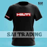 Hilti Power Tools T-Shirt Microfiber Quick Dry Premium Cotton Tees