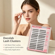 New DOROLAB Glue-Free False Lash Kit, Rosy LC Curl 12+13mm Lashes, Under-Eye Friendly, Antibacterial