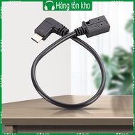 WIN 90 Degree Type C to Mini USB Extension Cable Mini USB Female to USB C Male
