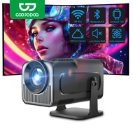 GOJODOQ Android 11.0 High Stand & 270° Free Angles Projector | 50000 hours l Automatic Keystone Corr
