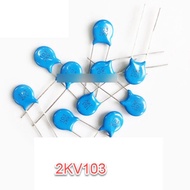 100 pieces 2KV103 High voltage capacitor 103 2KV 103 used in amplifier