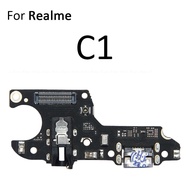 บอร์ดชาร์จ USB สายแพแท่นชาร์จหัวเชื่อมปลั๊กสำหรับ OPPO Realme GT Master GT2 Neo 2 2T 3 3T C17 C12 C15 C11 C3i C3ชิ้นส่วนอะไหล่ C1 C2