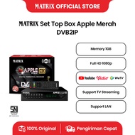 MATRIX Set Top Box Apple Merah DVBT2IP / STB TV Digital