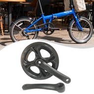 [xdnblun] Easy Install Folding Bike Crankset 152mm Aluminum Alloy Mono Plate Bike Sprocket Set for U