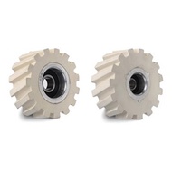 【WOES】1PC Twill Rubber Pressure Roller Wheels for Edge Banding Machine 65*D12/D8*H28