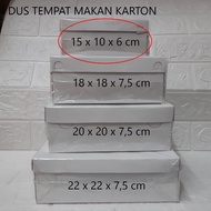 TPS BOX 15x10x6cm Plain PAPER BOX Cardboard Lunch BOX/