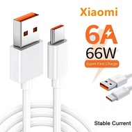 Xiaomi 6A Super Fast Charger Cable Fast USB Type C Charging Data Cord Quick Charger Cable 33W 67W ad