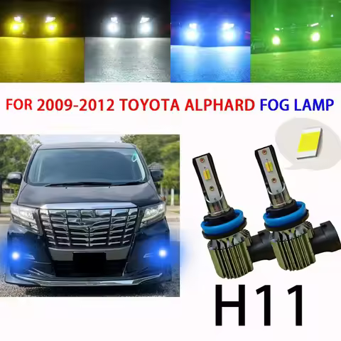 2pcs For Toyota Alphard 2009-2012 FOG lamp LED BULB lamp Spotlight Sport Light Car Halogen Replaceme