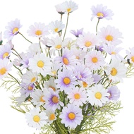 4 Bundles Artificial Flowers Daisy Bouquet Lavender Wildflowers Fake Flowers Bouquet Artificial Plan