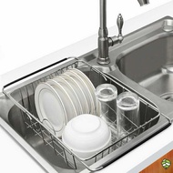 ,, Stainless Steel Storage Sink Above the Kitchen Drain Dish Rack Above the Sink