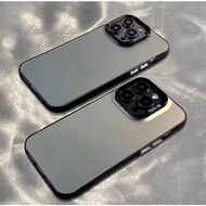 SLIKON CASE CASING IMD FULL BLACK SAMSUNG A35 5G A34 5G A33 5G A32 4G A32 5G A31 4G A30 A30S SOFTCAS