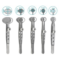 【Big-promotion】 Stainless Steel Chalazion Forceps Tweezers Ophthalmic Eyelid Instrument Curved Straight