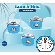NIVEA Doraemon Lunch Box MY Doremon Lunch Box Doraemon Bekas RANDOMLY DESIGN
