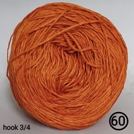 benang rajut katun bali halus ply standard /KB lembut kilap untuk rajutan amigurumi
