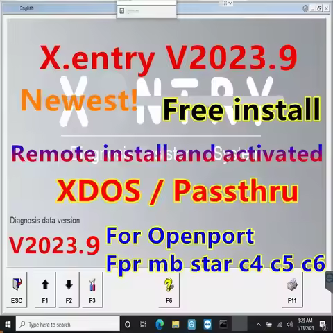 Newest Xentry DAS V2023.9 XDOS PASSTHRU Version for Ben.z Diagnostic Software for MB Star C4 C5 C6 O