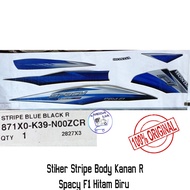 Right Body Stripe Sticker R Spacy F1 Black Blue 871X0-K39-N00ZCR ORI HONDA