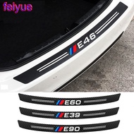 1pc Carbon fiber performance car bumper sticker For BMW E30 E36 E39 E46 E53 E60 E87 E90 E92