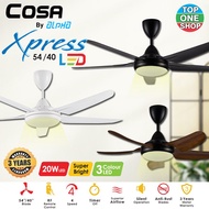 CLEARANCE! Alpha Cosa Xpress LED 54 / 40 3 Color LED AC Motor Remote Control Ceiling Fan