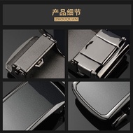Men Belt Buckle Automatic Buckle Head Mirror Belt Head Film Belt Buckle Rubber Spring Automatic Head