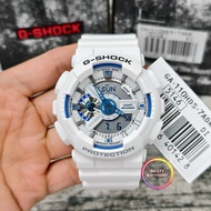 100% ORIGINAL CASIO G-SHOCK GA-110HDS-7A summer seas, with the white and blue G-SHOCK.