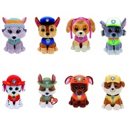 NEW Ty Beanie Boos Animals Dog Plush Toy PAW PATROL with Tag Stuff Toys High Quality Skye Rocky Chase Marshall Everest Zuma Rubber Tracker