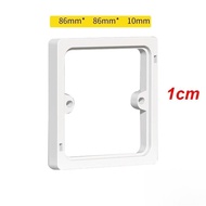 Extend 86mm Smart Switch Wall Socket 86 x 86 Switch Box Extend 1cm 开关盒加高垫 1cm 2cm