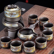 Purple Sand Automatic Kit Family Living Room Lazy Brewing Spirit Net Kung Fu Rotating Brewing Teapot
