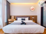 อพาร์ตเมนต์ 2 ห้องนอน 2 ห้องน้ำส่วนตัว ขนาด 45 ตร.ม. – ตัมโปย (Paradigm Residence -Cube Suites by RR