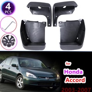 4 PCS Car Mudflap for Honda Accord Sedan 2003~2007 Fender Mud Guard Splash Flap Mudguard Accessories