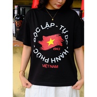 [FIRE] VIETNAM Black T-shirt BOXY Form Unisex - de tée