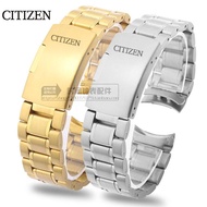 Citizen Watch Band Steel Band Blue Angel Watch Stainless Steel Butterfly Buckle Watch Bracelet 18 20 22mm Men's and Women's