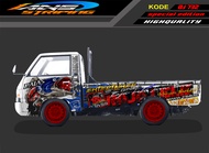 DECAL STICKER VARIASI MOBIL GRANMAX  CARRY  L300 FULL BODY  / DECAL PICK UP / DECAL PICK UP / DECAL 