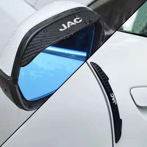 6Pcs Car Door Anti-collision Strip Sticker Rain Eyebrow Cover Accessories For JAC J7 J3 S2 J2 JS2 T8